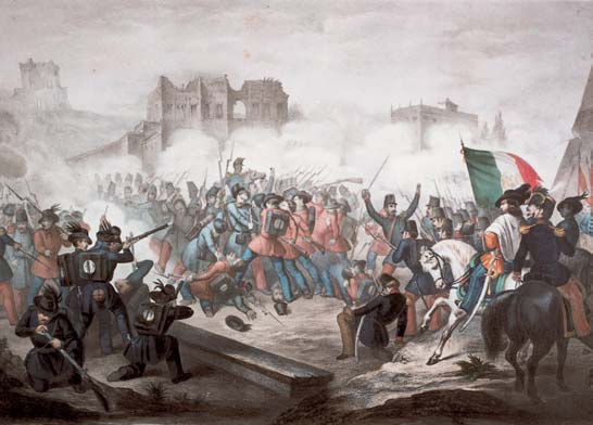 Garibaldi Red Shirts. Garibaldi defends Rome against